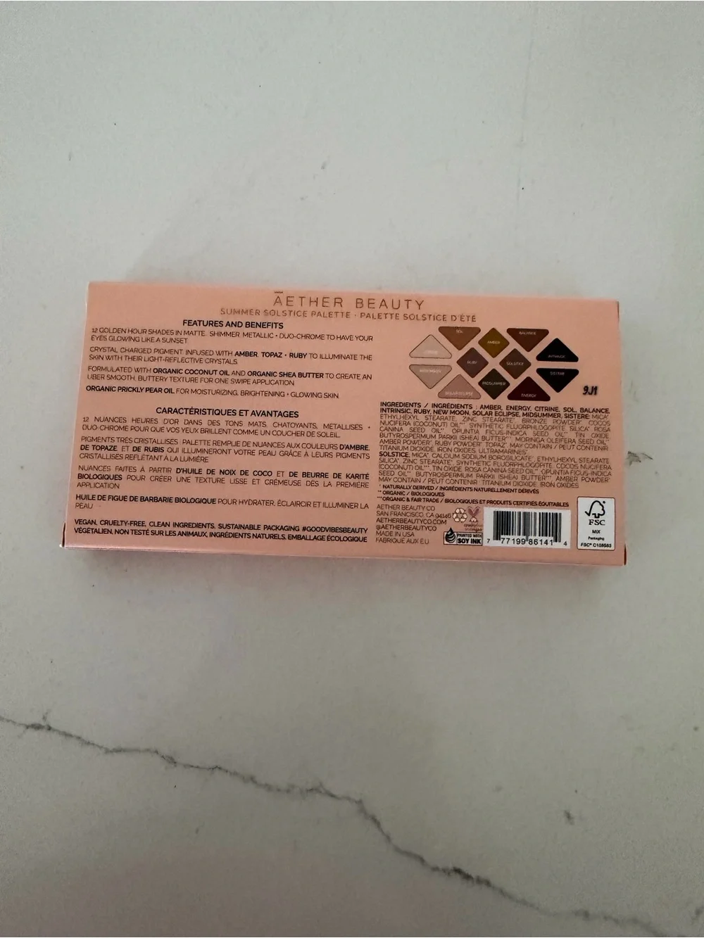 Aether Beauty Summer Solstice Eyeshadow Palette
